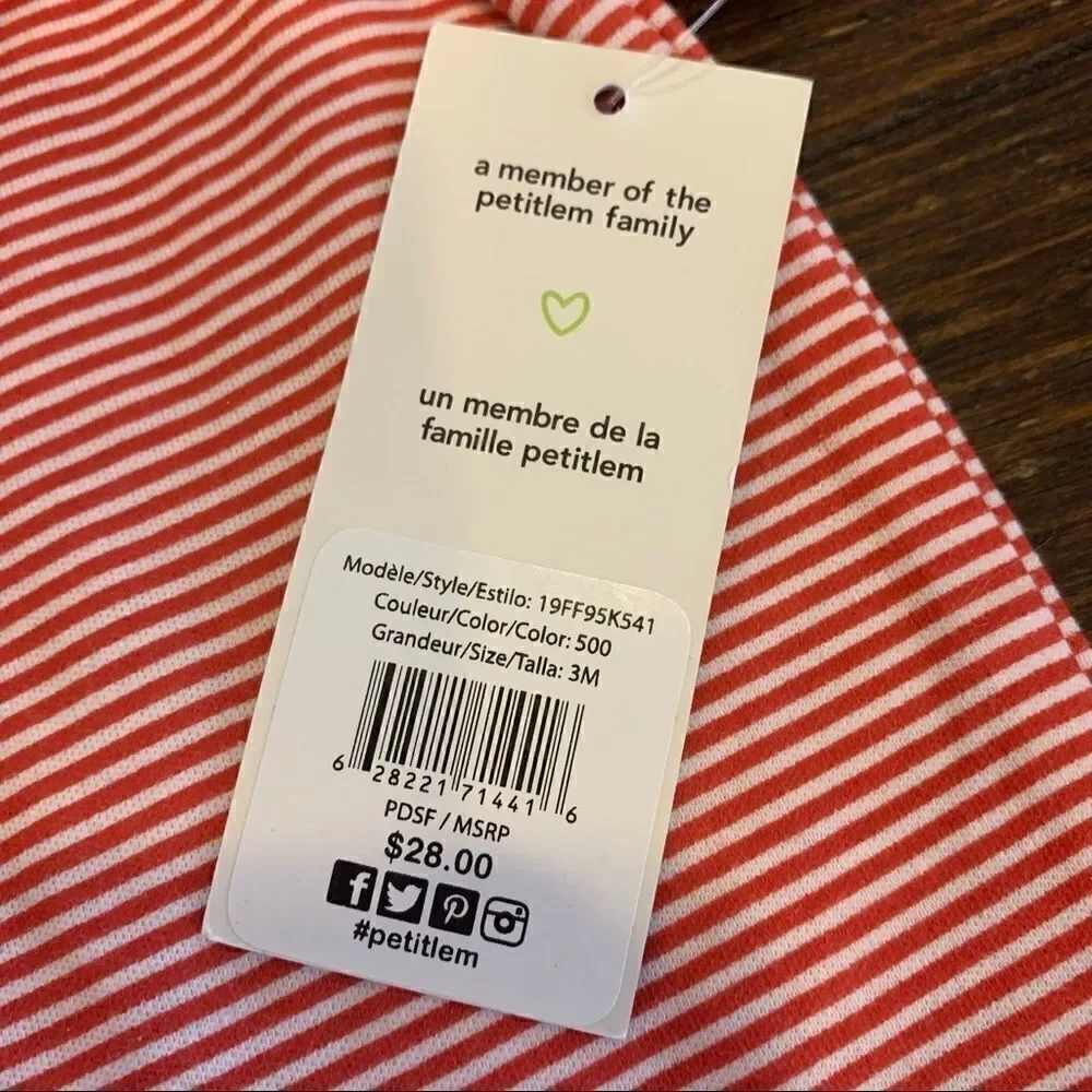 PL Baby Three Piece Holiday Set Size 3 Months